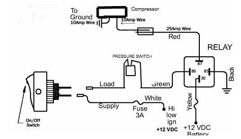12v Air Compressor Wiring Diagram