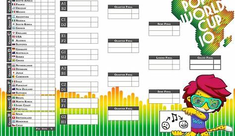 world cup chart template