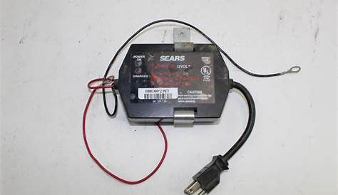 sears automotive battery charger parts