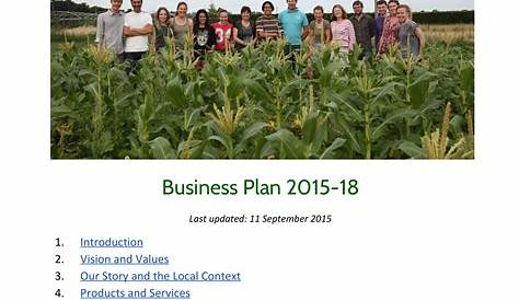 flower farming business plan pdf