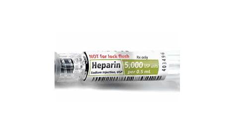 is heparin only iv