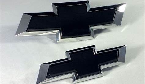 Chevy Cruze Bowtie Emblem Billet Insert Replacement 2pc Black gloss ABD-1001GBA | Chevy, Black