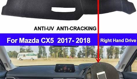 Taijs Car Dashboard Cover Silicone Non-slip For Mazda Cx5 2017 2018