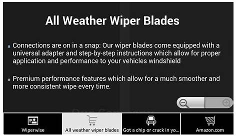 Wiperwise - Best windshield wiper blades, size chart:Amazon.com