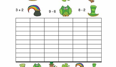 St Patricks Day Graphing Worksheet - Have Fun Teaching
