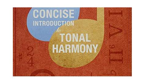 Answers To Tonal Harmony Workbook 8Th Edition / Tonal harmony workbook