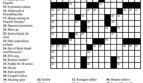 Printable Crossword Puzzle With Word Bank | Printable Crossword Puzzles