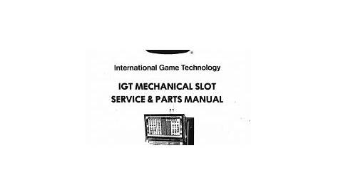 Igt Slot Machine Manual Pdf