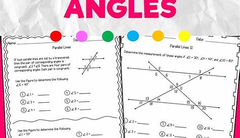 Transversal Angles - Made By Teachers