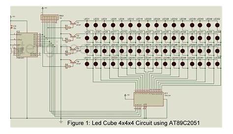 led cube circuit diagram