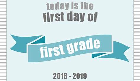 First Day Of School Printables - FREE - 21 Layouts of Pre-K - 6th | Live Craft Eat