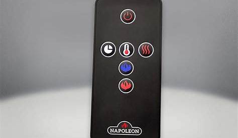 napoleon fireplace remote control manual