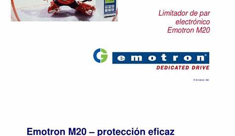 Emotron M20 | Energia electrica | Sensor
