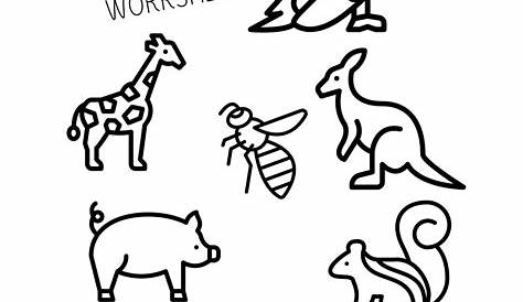 Animal Coloring Pages Free Downloads - Free Preschool