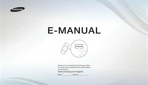 SAMSUNG UN32H5201 E-MANUAL Pdf Download | ManualsLib
