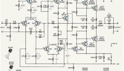 Insider: 2n3055 Mj2955 Amplifier Circuit