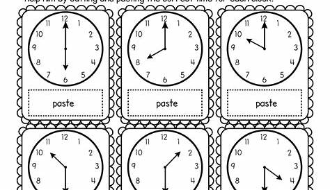 Free Printable Time Worksheets For Kindergarten Free Printable - Vrogue