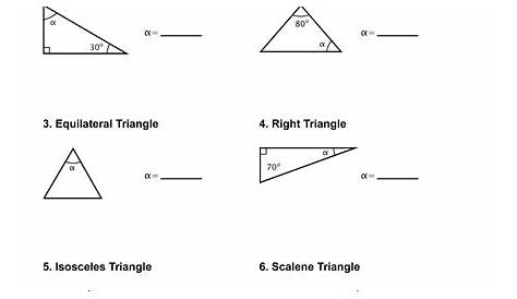Geometry: Find the Missing Angle in the Triangle (Set 1) | Homeschool