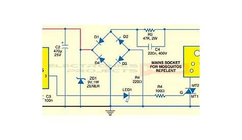 Simple Mosquito Repellent Circuit using 555 timer - Electronics
