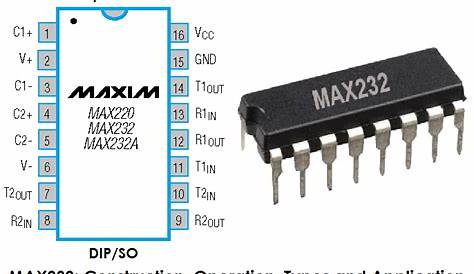 max232 circuit diagram explanation