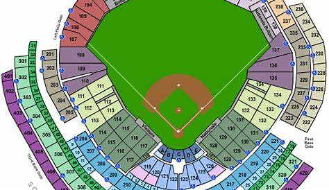 Nationals Park Seating Map