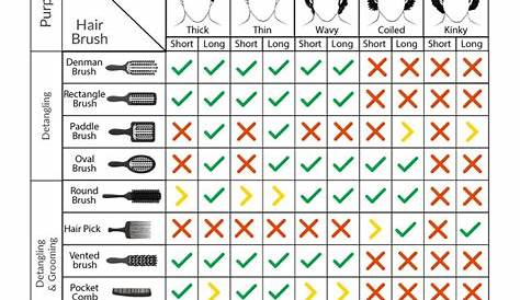 Best Hairbrush for Men's Hair Types Infographic