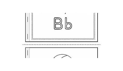 letter b book printable