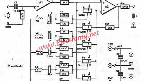 31 band graphic equalizer circuit diagram