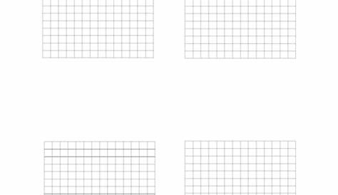 Four 14x14 Grid Paper Templates printable pdf download