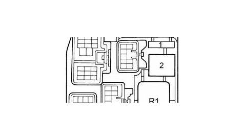 Toyota Camry (1991 - 1996) - fuse box diagram - Auto Genius