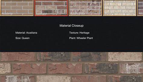 residential acme brick color chart