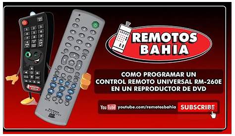 control universal para dvd