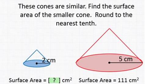 AREAS AND VOLUMES OF SIMILAR SOLIDS URGENT? - Brainly.com