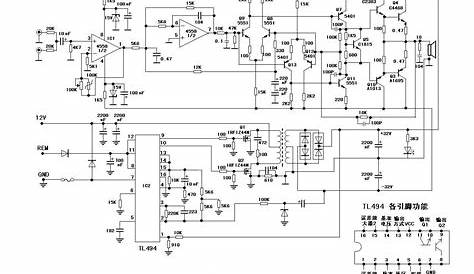 circuit diagram for subwoofer car amplifier