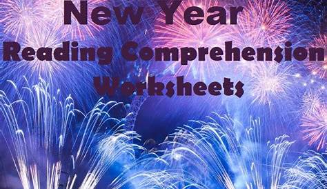 New Year - Reading Comprehension Worksheets (SAVE 60%) | Teaching Resources