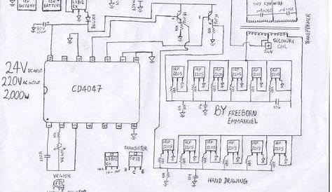 3000 watts inverter circuit diagram