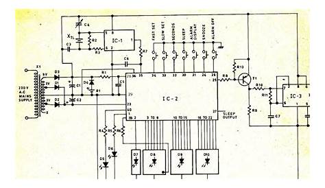 digital clock circuit diagram download