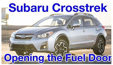 Subaru Crosstrek Review - Opening the Fuel Door - YouTube