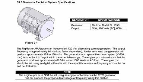 rigmaster service manual dc electrical and