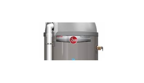 rheem gas water heater user manual