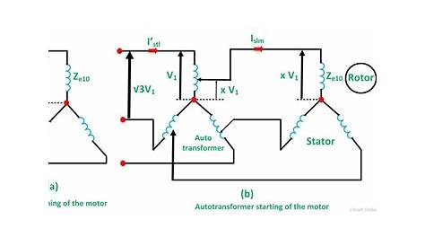 autotransformer starter control circuit diagram
