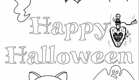 Free Printable Halloween Coloring Pages for Kids