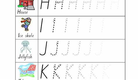 Capital Alphabets Tracing Worksheets Printable | Learning Printable