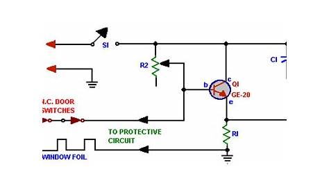 simple burglar alarm circuit