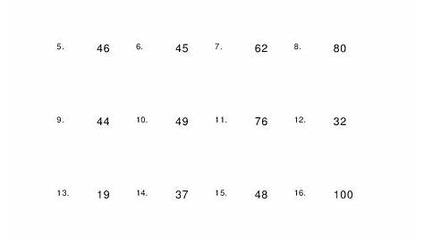 Prime Factors Worksheet for 6th - 7th Grade | Lesson Planet