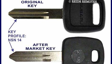 Subaru Forester Impreza Legacy & Outback 1998-03 car key cut & cloned