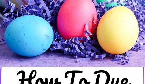 How To Dye Eggs With Food Coloring | Egg dye, Coloring easter eggs