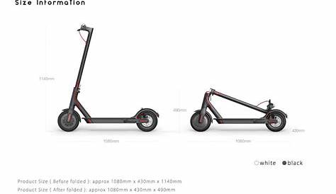 scooter size chart by height