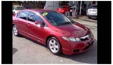 2011 Honda Civic Red, Auto, Sedan - Why Shop New? - YouTube