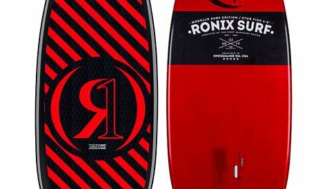 ronix wakesurf board size chart